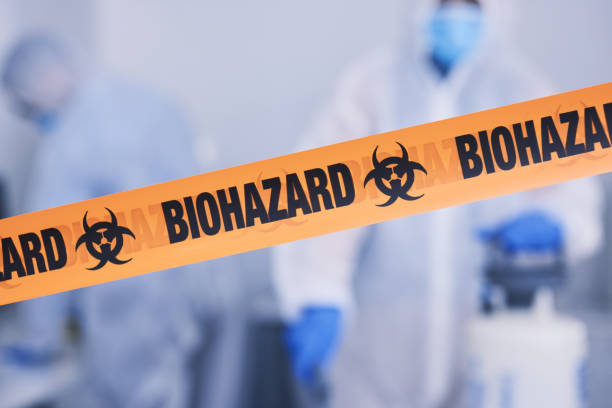 Professional Biohazard Cleanup technician working in Paterson, WA